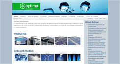 Desktop Screenshot of optimarenovables.com